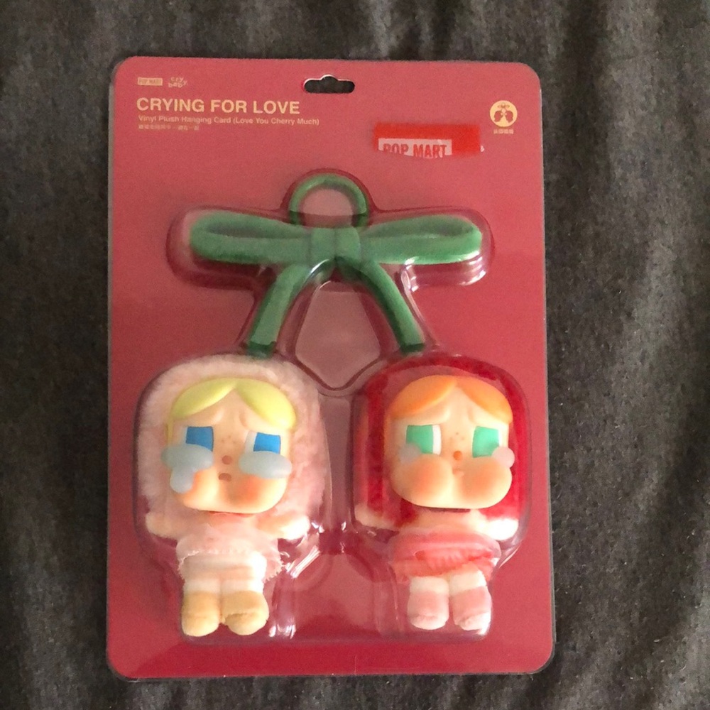 Pop Mart Crying for love cry baby bag charm NWT